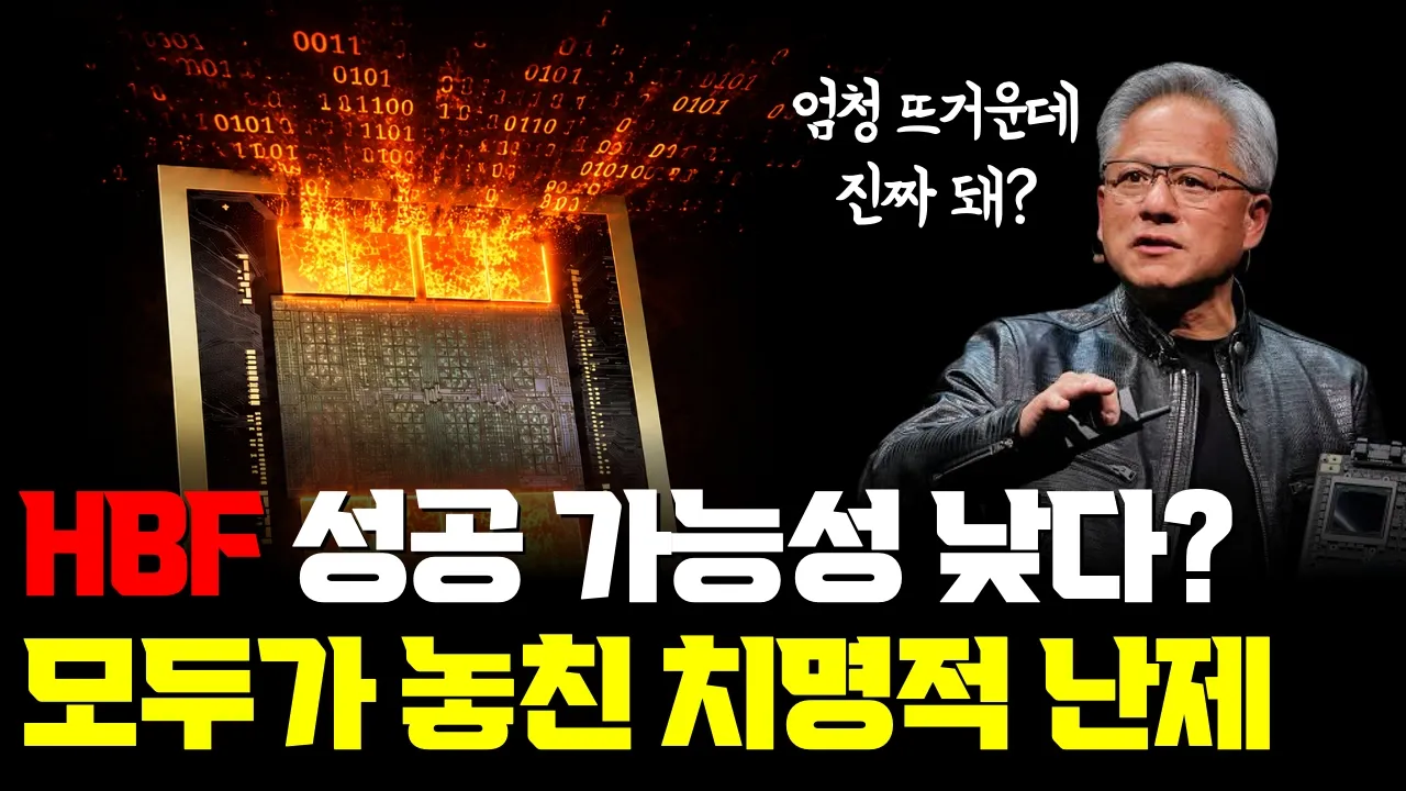 HBF 성공 가능성 낮다? 말하지 않는 치명적 난제 | HBF, zNAND-O 핵심 과제는 발열, 온도, NAND 신뢰성 대표 이미지