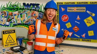 Back to School with Handyman Hal! 🚌 Explore an Elementary School & Learn!