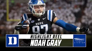 Duke TE Noah Gray Highlight Reel - 2019 Season Stadium