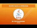 Tipe Data dan Operator Java - Netbeans