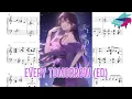 Download Lagu Every Tomorrow (每个明天) - The Girl Downstairs ED - Piano Transcription + Sheet Music