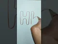 Hit or Flop Bubble letters H h calligraphy fonts PaintTheFont
