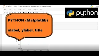 Python Matplotlib - xlabel ylabel title part 5