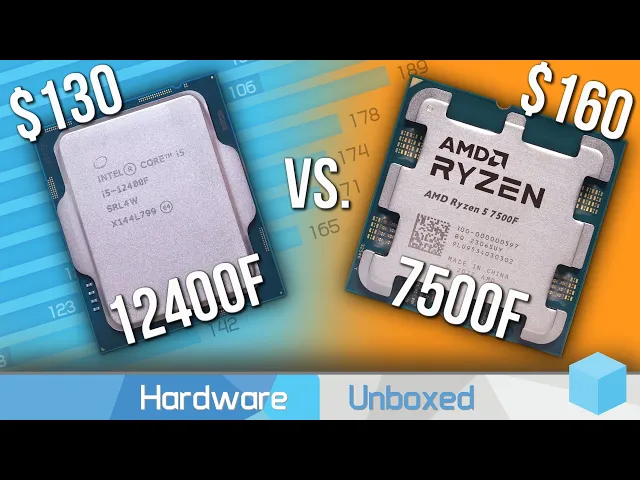 AMD or Intel for Budget PC Gaming? 7500F vs. 12400F