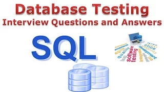 Database Testing Interview Questions