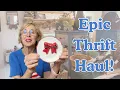 EPIC THRIFT HAUL SIPPING AND THRIFTING IN MYRTLE BEACH SC VINTAGE AND UNIQUE TREASURES