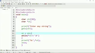 Pointers and string in C 24