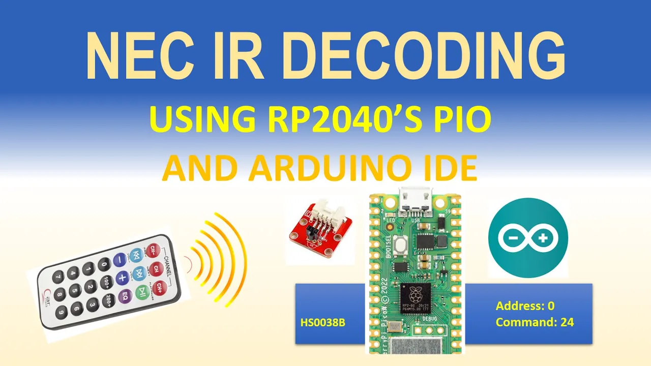 IR Signal Decoding Like a Pro: RP2040 PIO + Arduino Explained