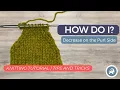 How do I decrease on the purl side of my knitting P2tog and P2tog TBL