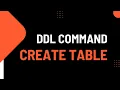 Oracle CREATE Table DDL Commands Oracle SQL fundamentals