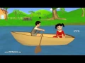 Row Row Row Your Boat - 3D Animation English Nursery rhyme for children