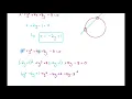 Finding the Points of intersection between the Circle and a Line