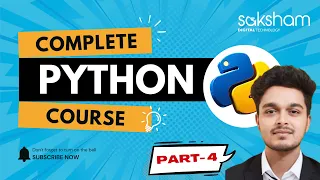 Python Programming Series Part - 4 Loops in Python Explained Saksham Digital Technology