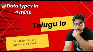Python Data Types Explained in Telugu Complete Beginner Guide
