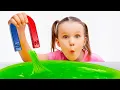 Lagu Magnetic Slime Experiments by Vania Mania Kids