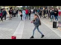 Let me love you (DJ Snake) - Violin Street Performance by Karolina Protsenko