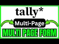 How To MAKE A MULTI PAGE FORM In Tally so QUICK EASY 2026