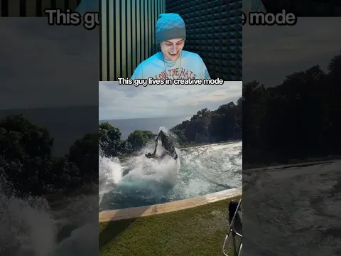 This guy lives in creative mode