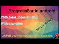 ProgressBar in android How to make progressbar in android android developement course for beginner
