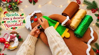 Mira lo que puedes hacer con Cartón para esta Navidad!! Christmas DIY 🎄 Artesanato Natalino 