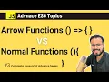 Arrow Functions in Javascript and ReactJs Advance ES6 Series