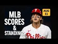 MLB Scores Standings Update - Big Wins Shaking Divisions
