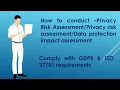 Data Protection Impact Assessment A Guide to Conducting Privacy Risk Assessments