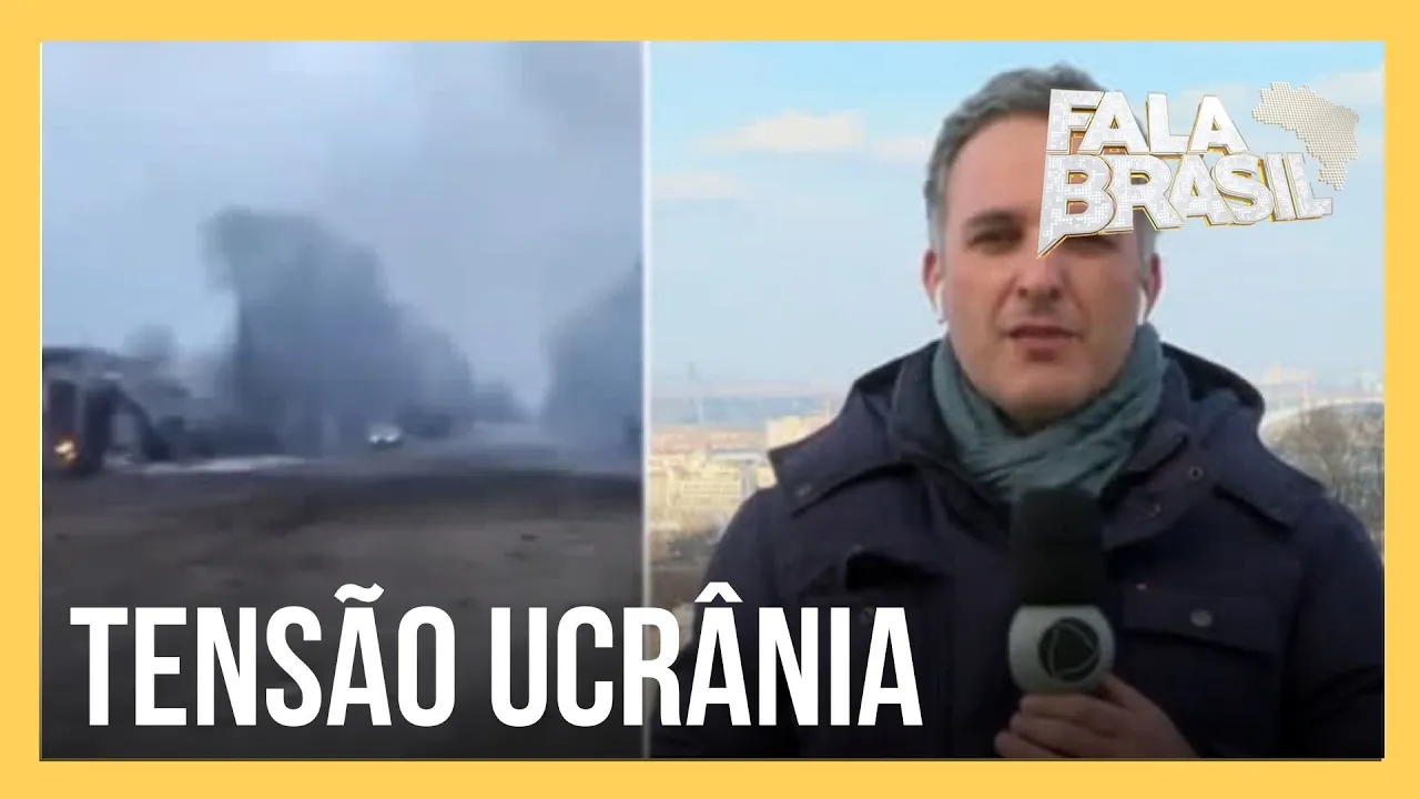 Repórter da Record TV relata tensão após caças sobrevoarem trem