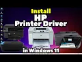 How to Download Install Any HP Printer Driver Manually in Windows 11