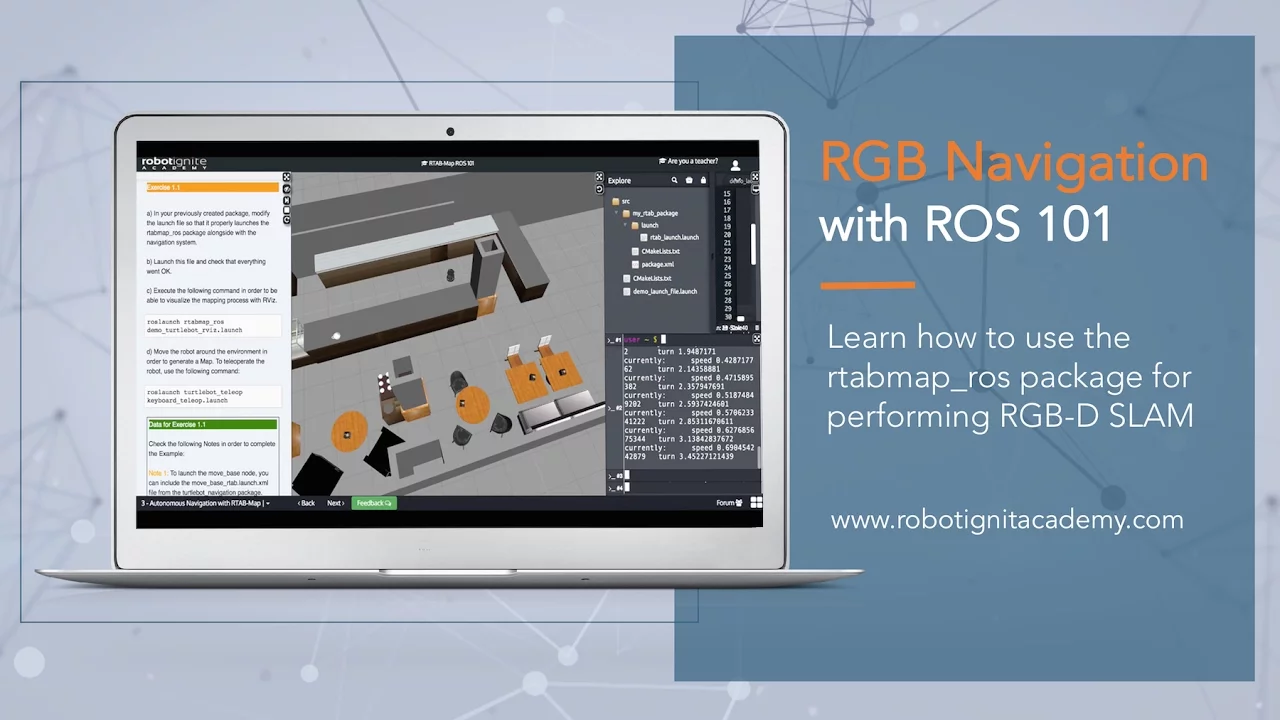 [ROS tutorial] RTAB-Map in ROS 101