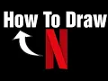 How To Draw The Netflix Logo