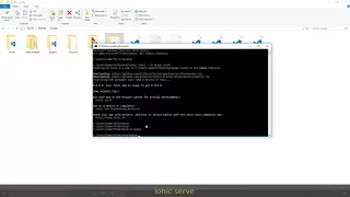 Creating and Running Ionic Apps in Browser