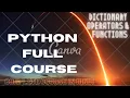 Python Full Course 49 Dictionary Operators and Functions
