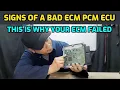 Download Lagu SIGNS OF A BURNT OR BAD ENGINE CONTROL MODULE (ECM PCM ECU) I EXPLAIN COMMON CAUSES WHY IT FAILS