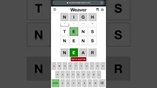 Today s Weaver Answer August 7th 2022 Hints and Solution How To Play Weaver Word Game
