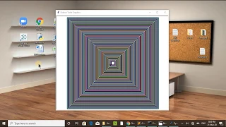 Python Turtle Graphics - Recursive squares