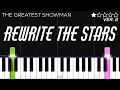 Download Lagu The Greatest Showman - Rewrite The Stars | EASY Piano Tutorial