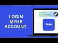 How to Login MyHR Account