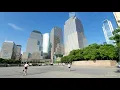 New York Walker in Battery Park - Downtown New York 3 of 4 4K