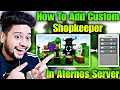 How To Add Custom Shopkeepers in Aternos Server Shopkeepers Plugin Aternos Add Shop in Aternos