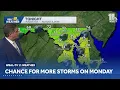 Chance for More Storms on Monday
