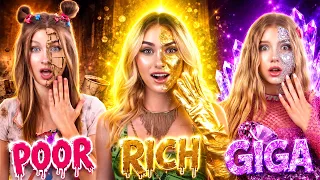 Бедная vs Богатая vs Гига Богатая Тройняшка! Три Сестры в Семье Блондинок