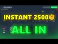 Download Lagu I deposited 2500 coins and instantly did a shared mode ALL IN - CSGORoll MP3