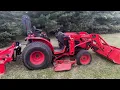 Using a 72 inch land plane on a gravel driveway with a Kubota B2630 compact tractor