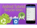 Android Tutorial 10 - The Recyclerview
