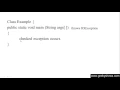 202 throws in Java Programming Hindi
