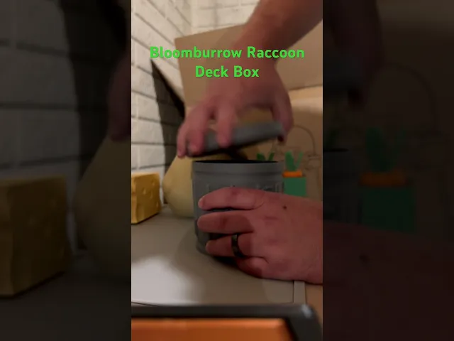 Trash Can Deck Box.stl video thumbnail