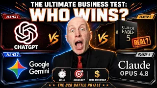 👉 Claude Fable 5 vs ChatGPT vs Gemini 3.5: The Ultimate Real Business Test #fable #claudeai