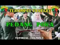 Tutorial Terompet Pedang Pora prajurit Tni ad || Sangkur Pora
