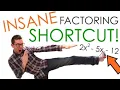 INSANE Trinomial Factoring Shortcut